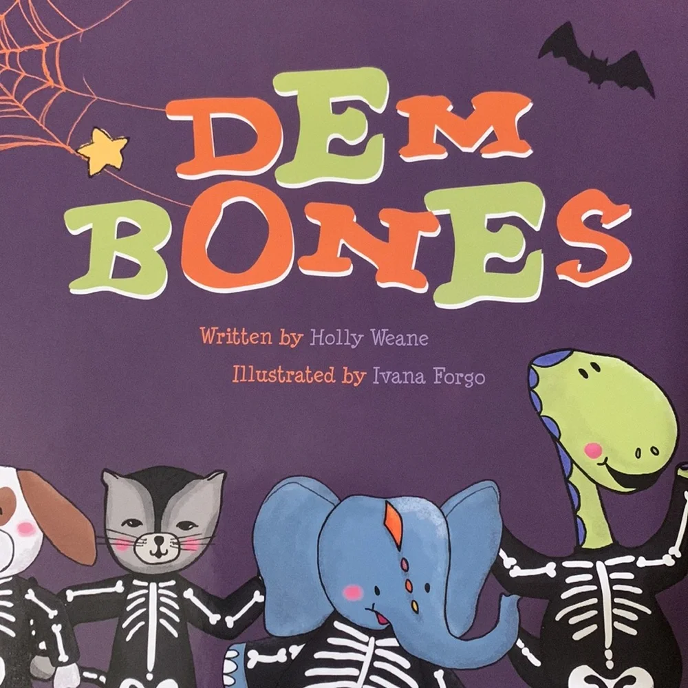 Children’s Halloween 🎃 Book- SILLY - Favorite Childhood Tune- Dem Bones